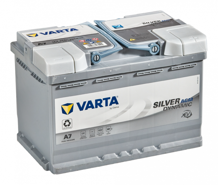 VARTA Silver Dynamic AGM 570 901 076 E39/A7