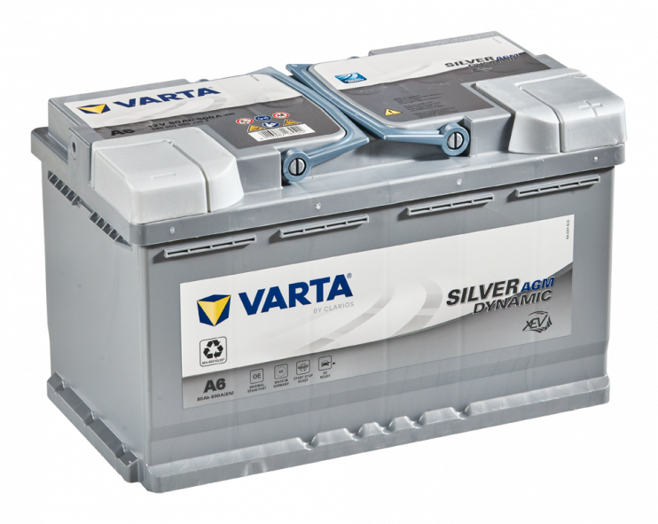 VARTA Silver Dynamic AGM 580 901 080 F21/A6