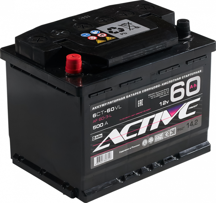 ACTIVE FROST 6СТ-60VL АF 60-3-L