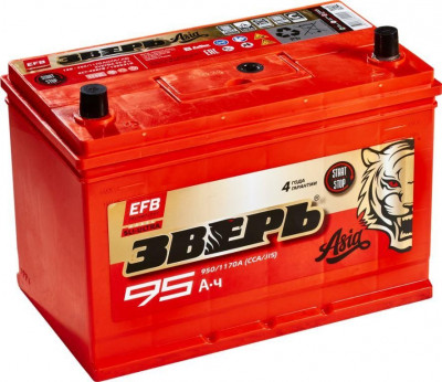 ЗВЕРЬ 6СТ-95EFB Asia 125D31R ZVEFBA 95-3-L