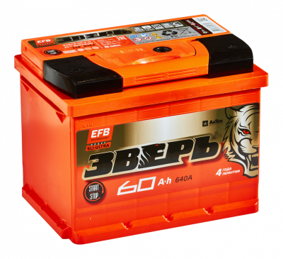 ЗВЕРЬ 6СТ-60EFB ZVEFB 60-3-R